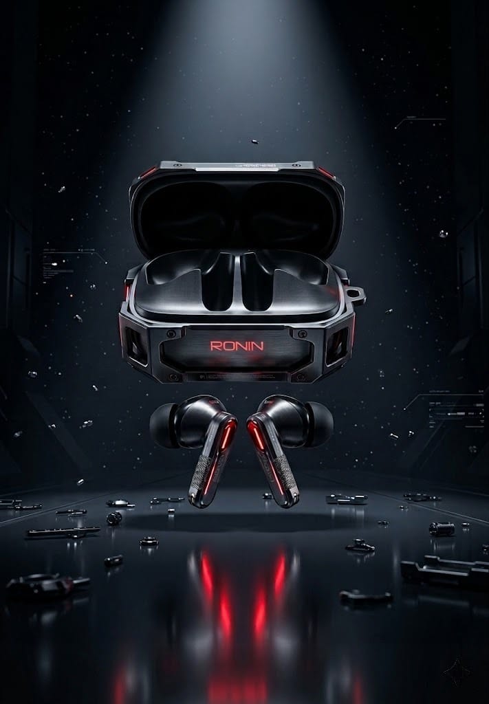 RONIN VOX R7085 Wireless Earbuds – ANC + ENC Noise Cancellation & Premium Sound