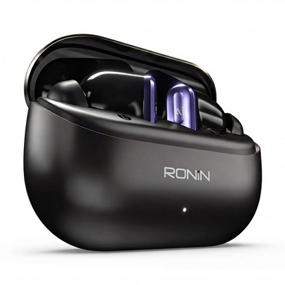Ronin Vesper R-7075 ANC Wireless Earbuds with Bluetooth 5.3, Gaming Mode & Ronin Studio App