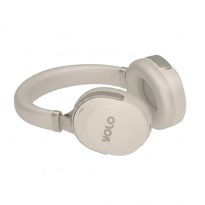 YOLO Vogue Y-510 ANC Wireless & Wired Headphone | Active Noise Cancellation, 50H Playtime, & 40mm Booming Super Bass
