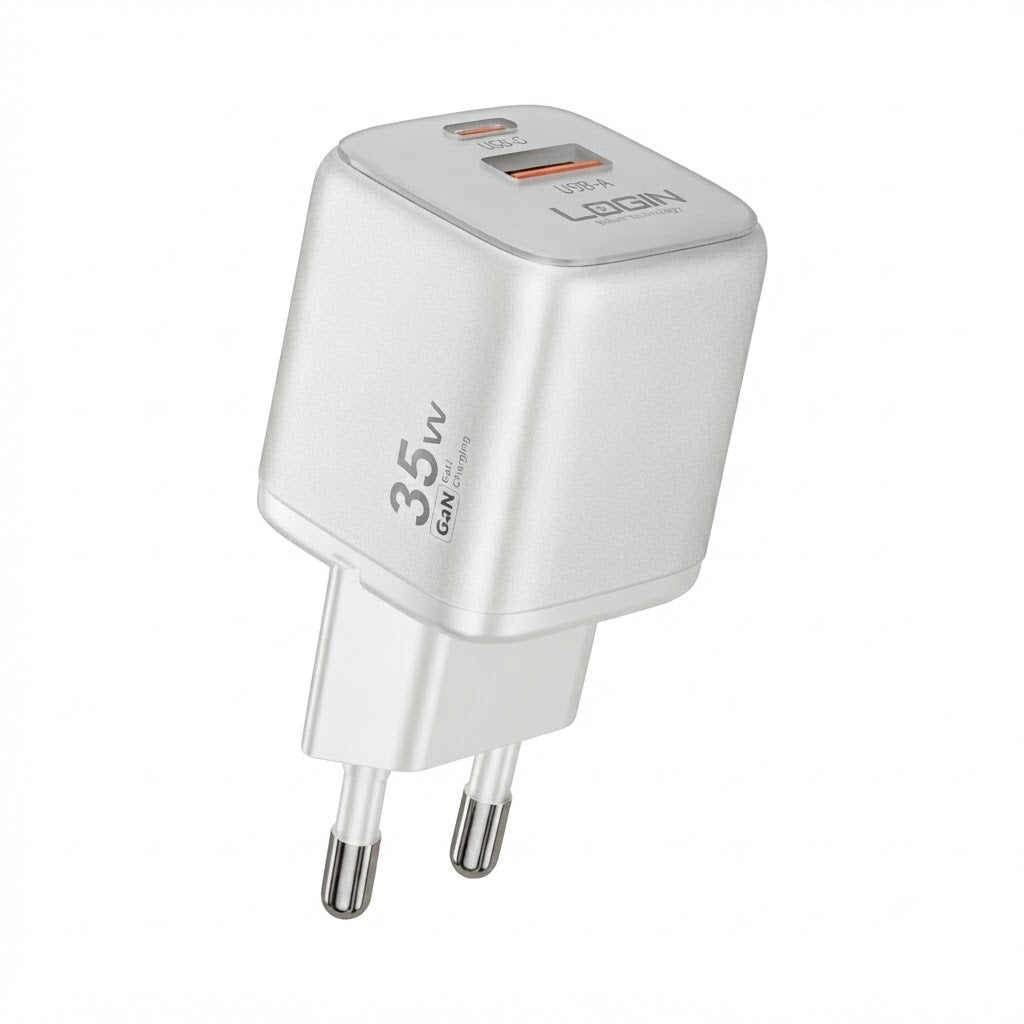 L-413 GaNGo 35W Fast Charger | USB-A & USB-C PD Ports