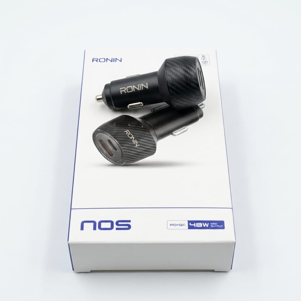 Ronin R2505 45W Car Charger – Super Fast USB-C Charging Adapter