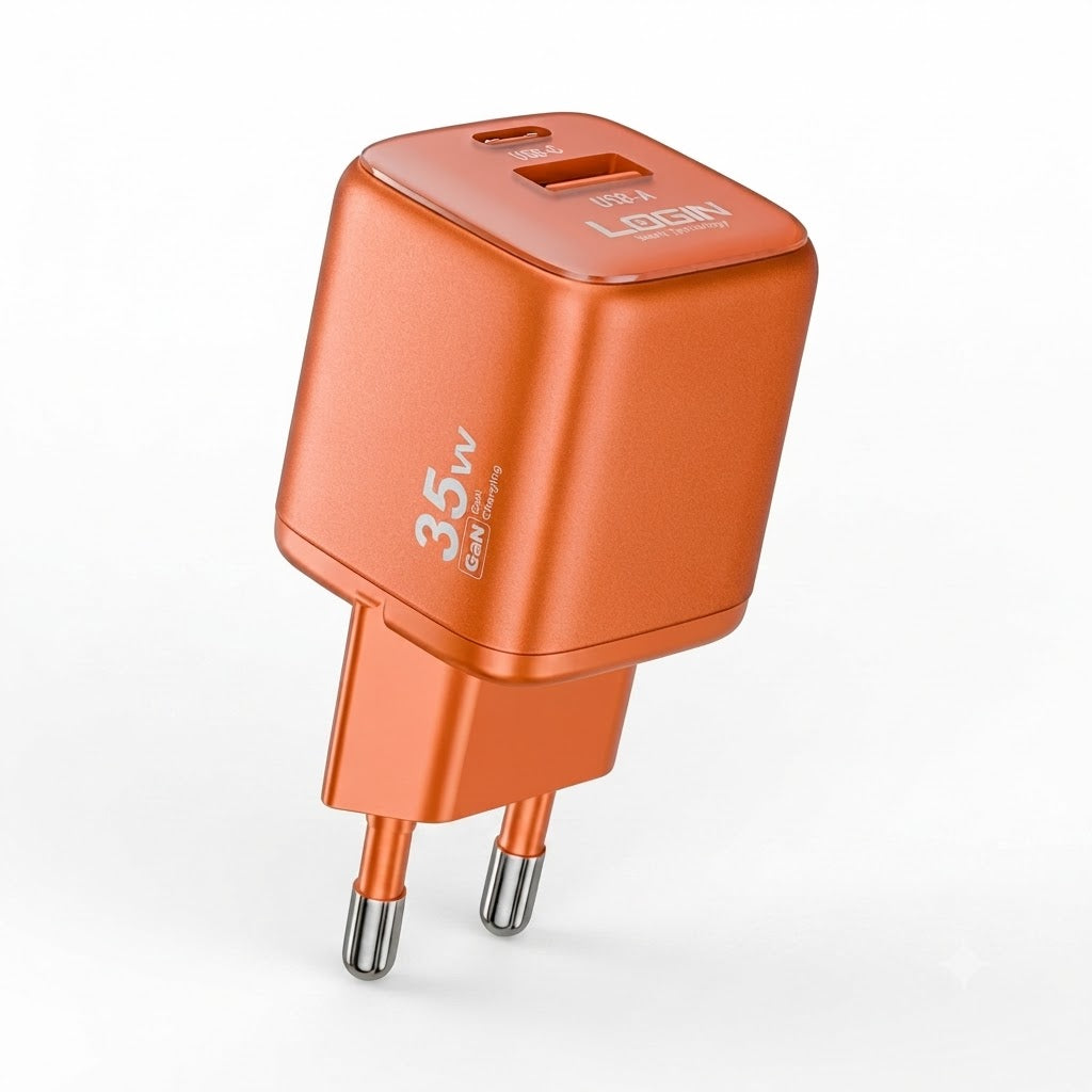 L-413 GaNGo 35W Fast Charger | USB-A & USB-C PD Ports