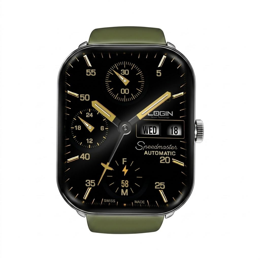 LOGIN L-102 Smartwatch – 2.01" AMOLED Display with Bluetooth Calling