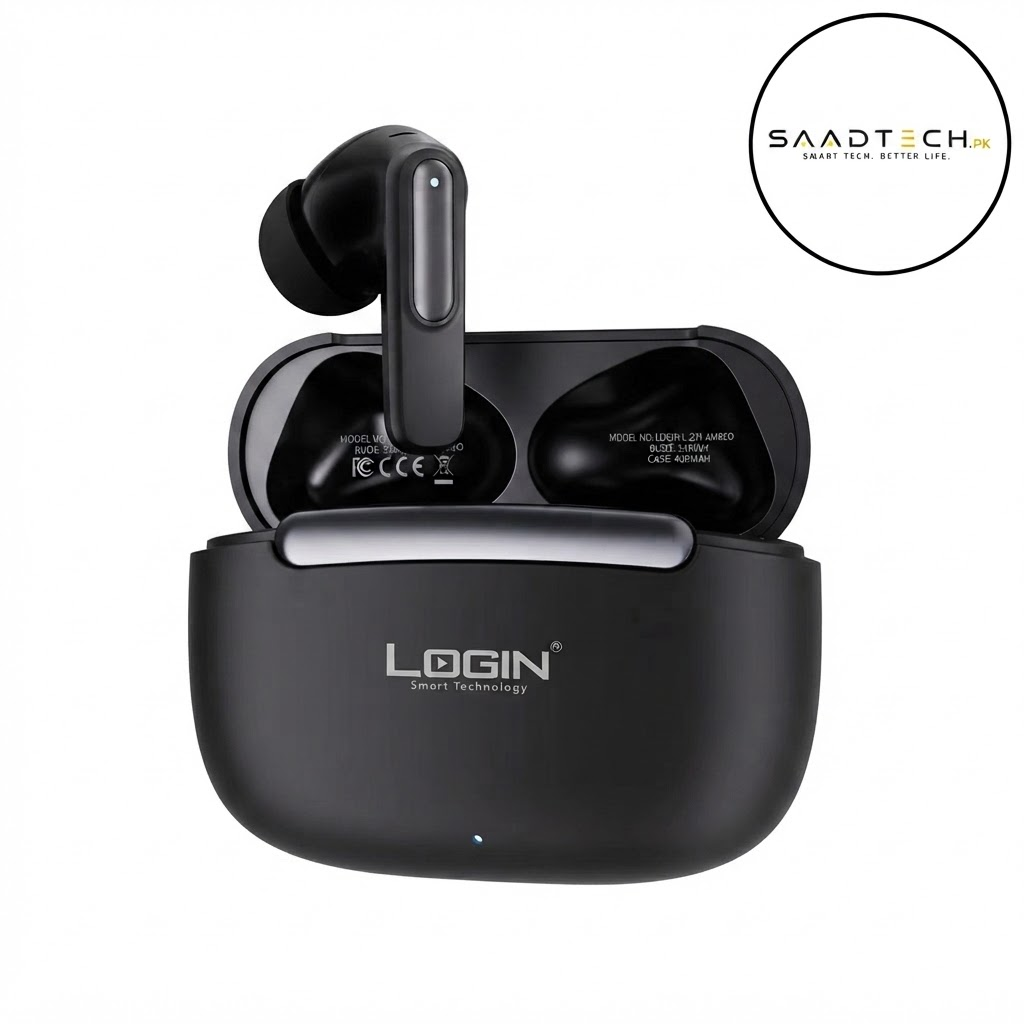 LOGIN L-221 Ambeo Wireless Earbuds – ANC, ENC & 13mm Bass Drivers