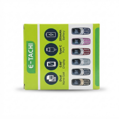 E-TACHI Mini Phone 0.66" Display 350mAh Battery Dual SIM Type-C