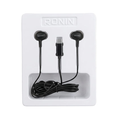 RONIN R9 Type-C Handsfree – Premium Wired Earphones with Clear Sound