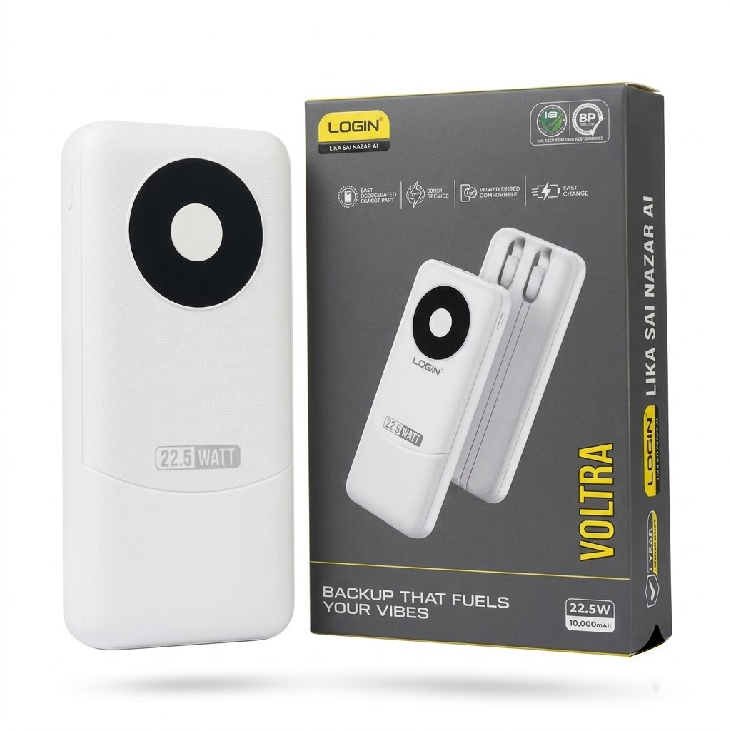 LOGIN L709 10000mAh Power Bank – Fast Charging Portable Backup Battery