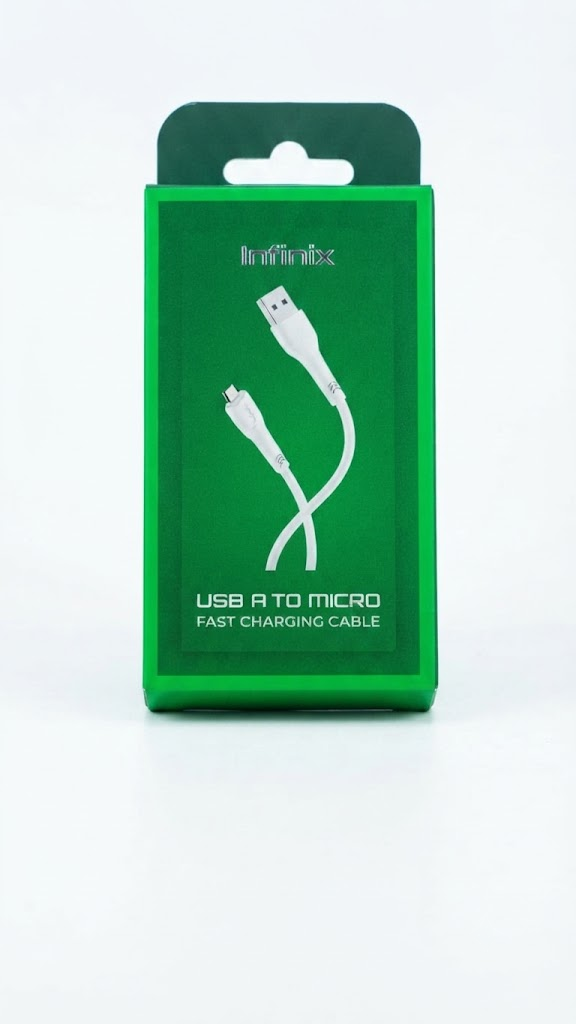 Infinix Original Fast Charging Cable – USB-A to Type-C & USB-A to Micro USB