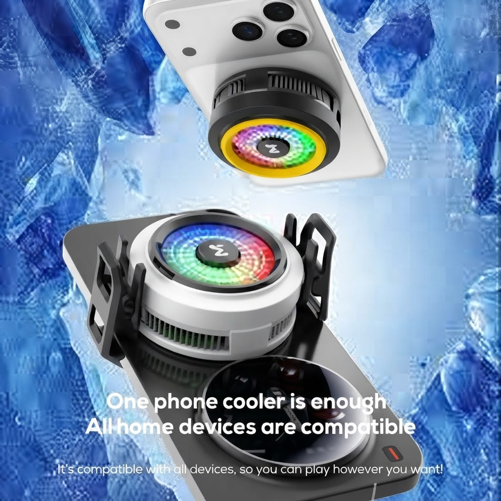 MEMO CX20 Mobile Cooler 25W | Magnetic & Clip Gaming Fan