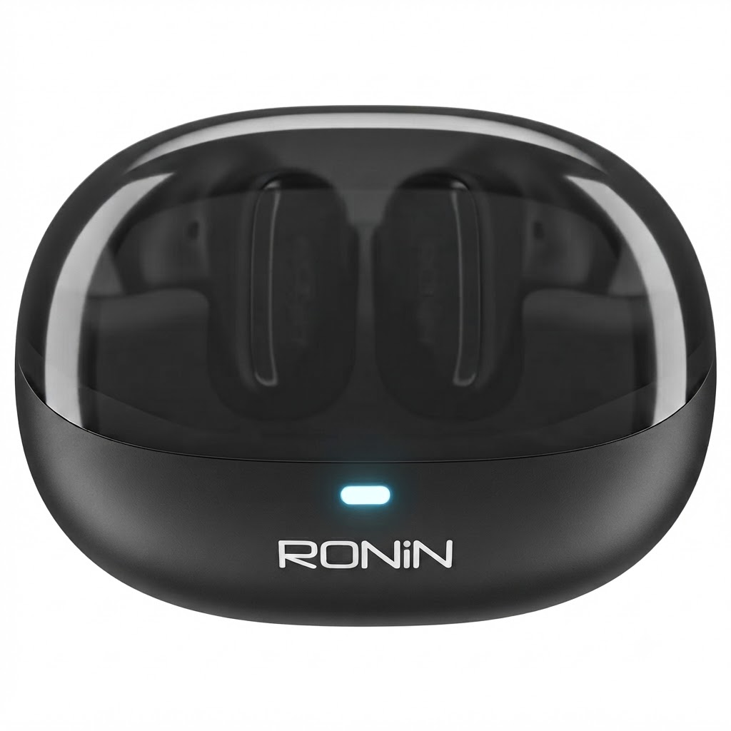 Ronin Mist Pro R-7125 ANC Wireless Earbuds – Bluetooth 5.4, 13mm Drivers & ENC
