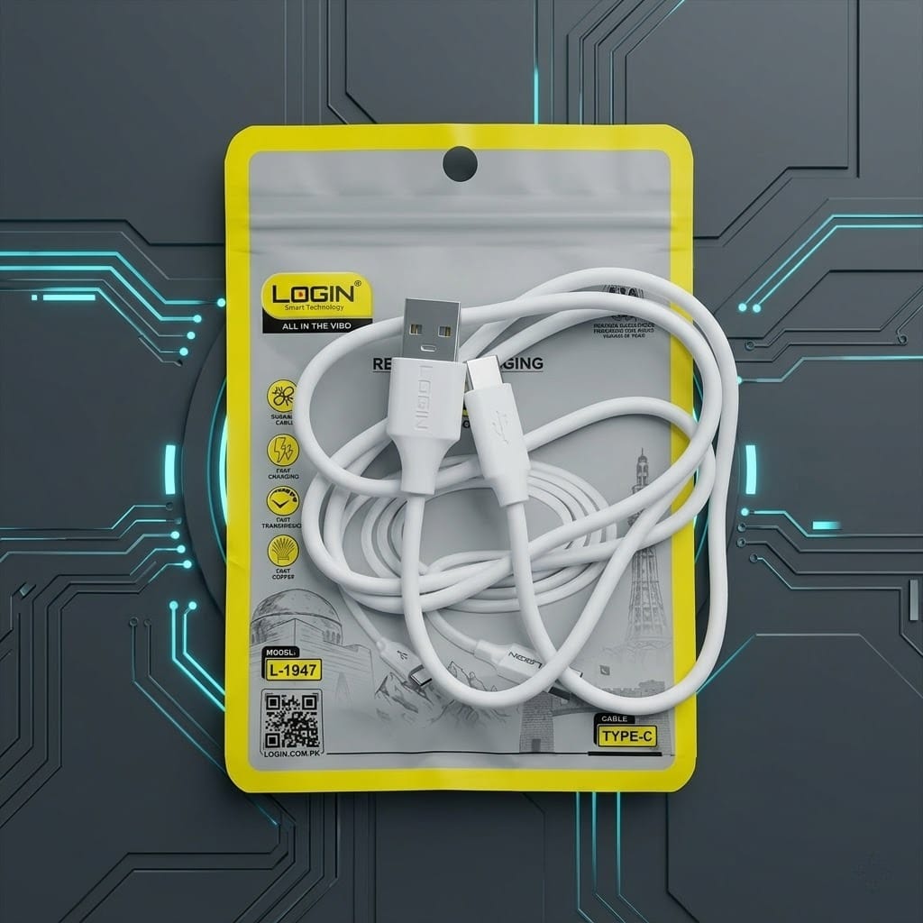 LOGIN L1947 USB to Type-C Charging Cable – Fast Charging & Data Sync