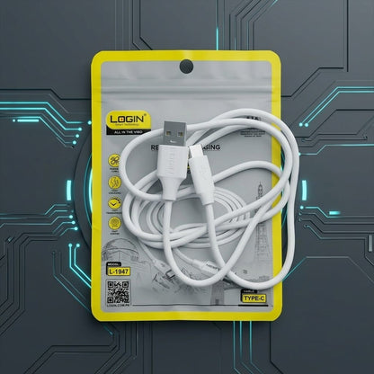 LOGIN L1947 USB to Type-C Charging Cable – Fast Charging & Data Sync