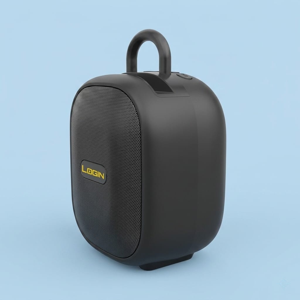 LOGIN Revok Wireless Speaker – Portable Bluetooth Speaker with Powerful Sound