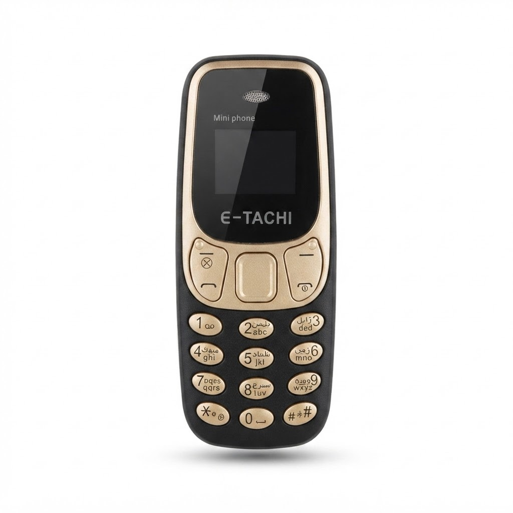 E-TACHI Mini Phone 0.66" Display 350mAh Battery Dual SIM Type-C