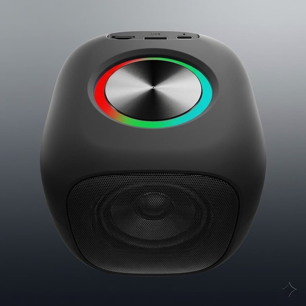 LOGIN Revok Wireless Speaker – Portable Bluetooth Speaker with Powerful Sound