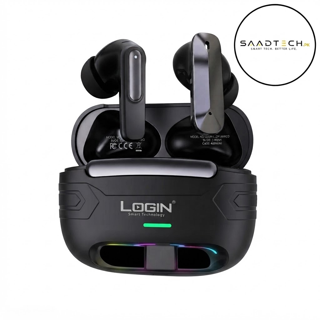 LOGIN L-220 Gaming Earbuds – ANC, ENC & Low Latency