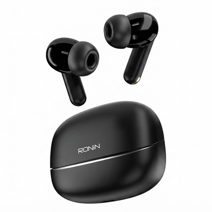 Ronin Vector R-7120 Wireless Earbuds – 25dB ANC, Quad Mic ENC & 13mm Drivers