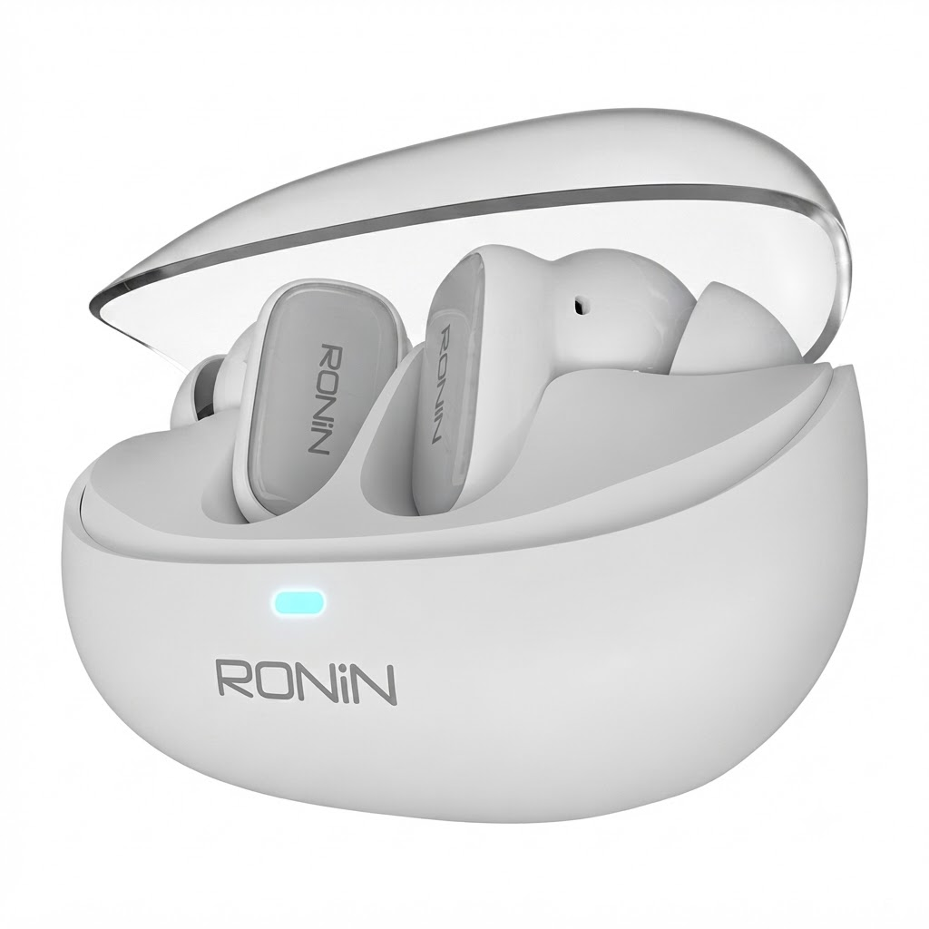 Ronin Mist Pro R-7125 ANC Wireless Earbuds – Bluetooth 5.4, 13mm Drivers & ENC