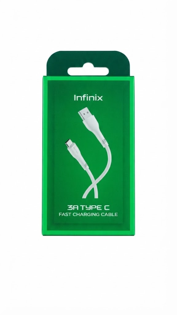 Infinix Original Fast Charging Cable – USB-A to Type-C & USB-A to Micro USB