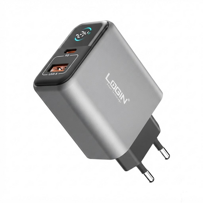Thunder Bolt L-414 45W GaN Fast Charger | Midnight Grey