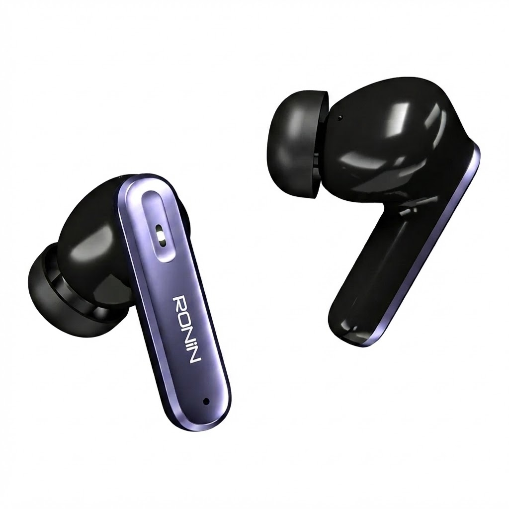 Ronin Vesper R-7075 ANC Wireless Earbuds with Bluetooth 5.3, Gaming Mode & Ronin Studio App