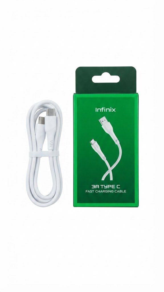 Infinix Original Fast Charging Cable – USB-A to Type-C & USB-A to Micro USB