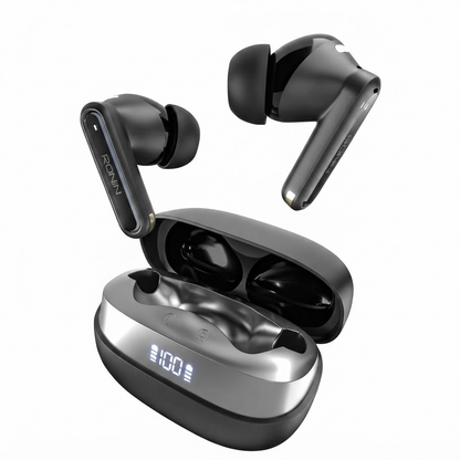 Ronin Vector R-7120 Wireless Earbuds – 25dB ANC, Quad Mic ENC & 13mm Drivers