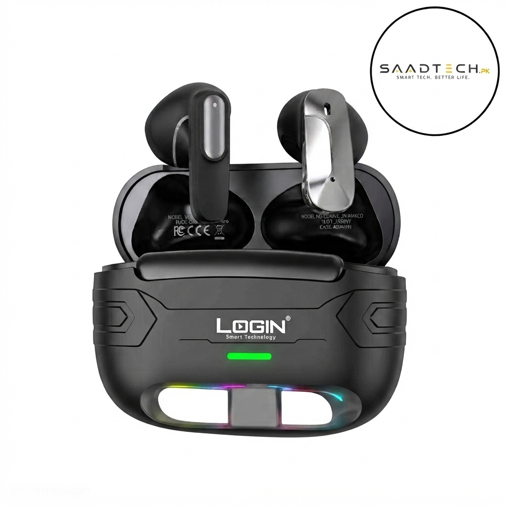 LOGIN L-220 Gaming Earbuds – ANC, ENC & Low Latency