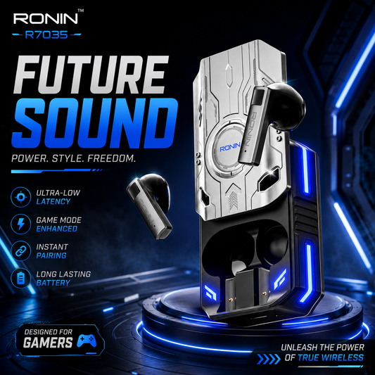RONIN R-7035 BEST FOR GAMERS WITH RGB LIGHTS ZERO DELAY