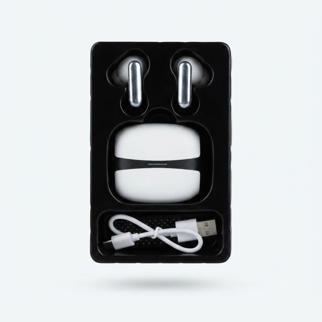 U39 True Wireless Bluetooth Earbuds – Bluetooth 5.3, HD Sound & Smart Touch Control