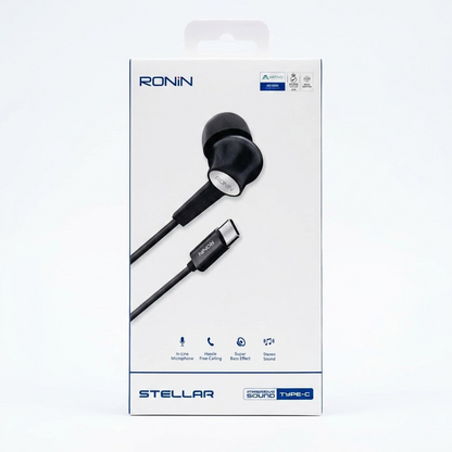RONIN R29 Handsfree – Premium Wired Earphones with Clear Sound