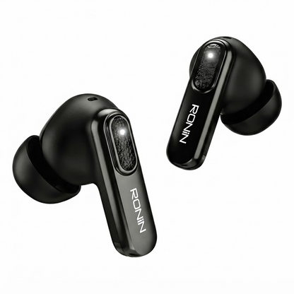 Ronin NOX R-7080 ANC Wireless Earbuds – Bluetooth 5.4, Quad Mic ENC & Dual Device Connection
