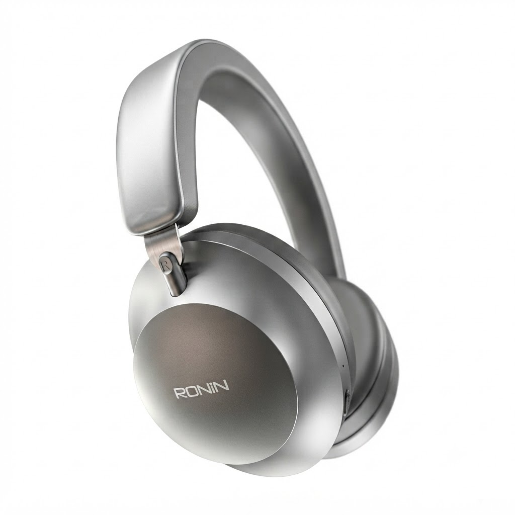 Ronin Magnus R-1520 ANC Wireless Headphones – Bluetooth 5.4, 40mm Drivers & Gaming Mode