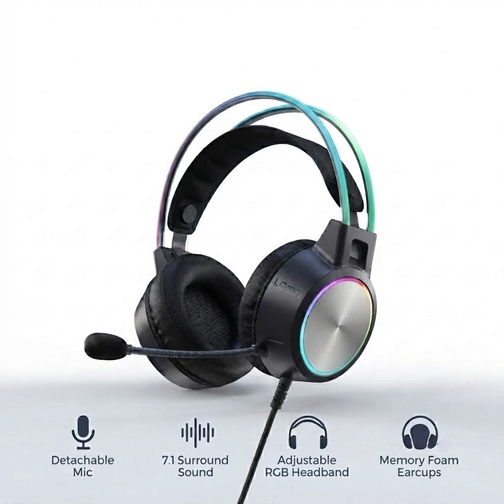LOGIN L285 Ragnar Gaming Headset – Powerful Sound & Comfortable Fit
