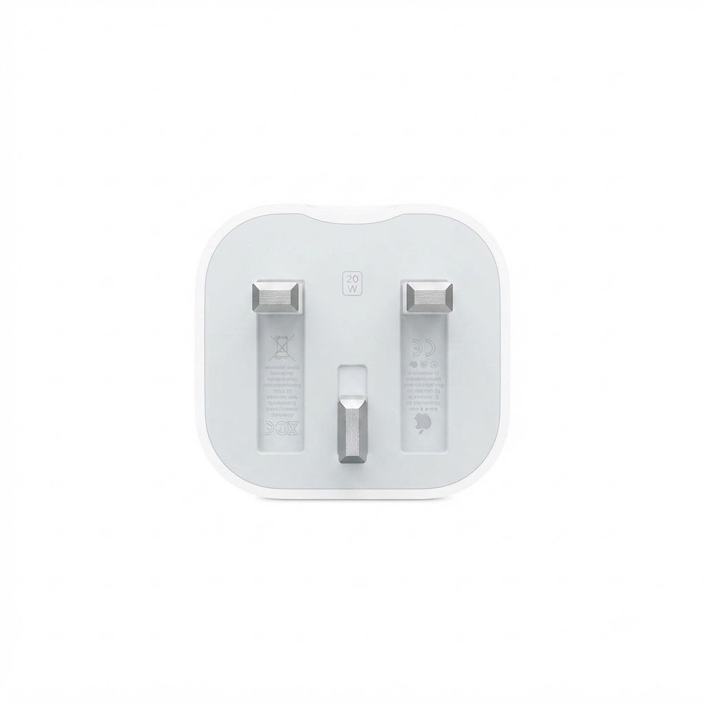 Apple 20W USB-C Power Adapter Fast Charger – PD Fast Charging Adapter for iPhone, iPad & USB-C Devices (White)