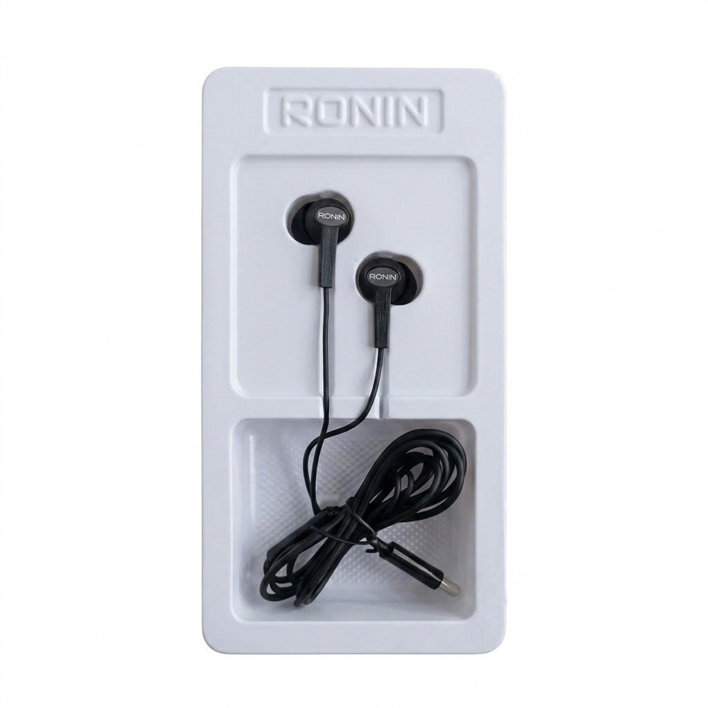 RONIN R29 Handsfree – Premium Wired Earphones with Clear Sound