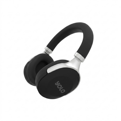 YOLO Vogue Y-510 ANC Wireless & Wired Headphone | Active Noise Cancellation, 50H Playtime, & 40mm Booming Super Bass