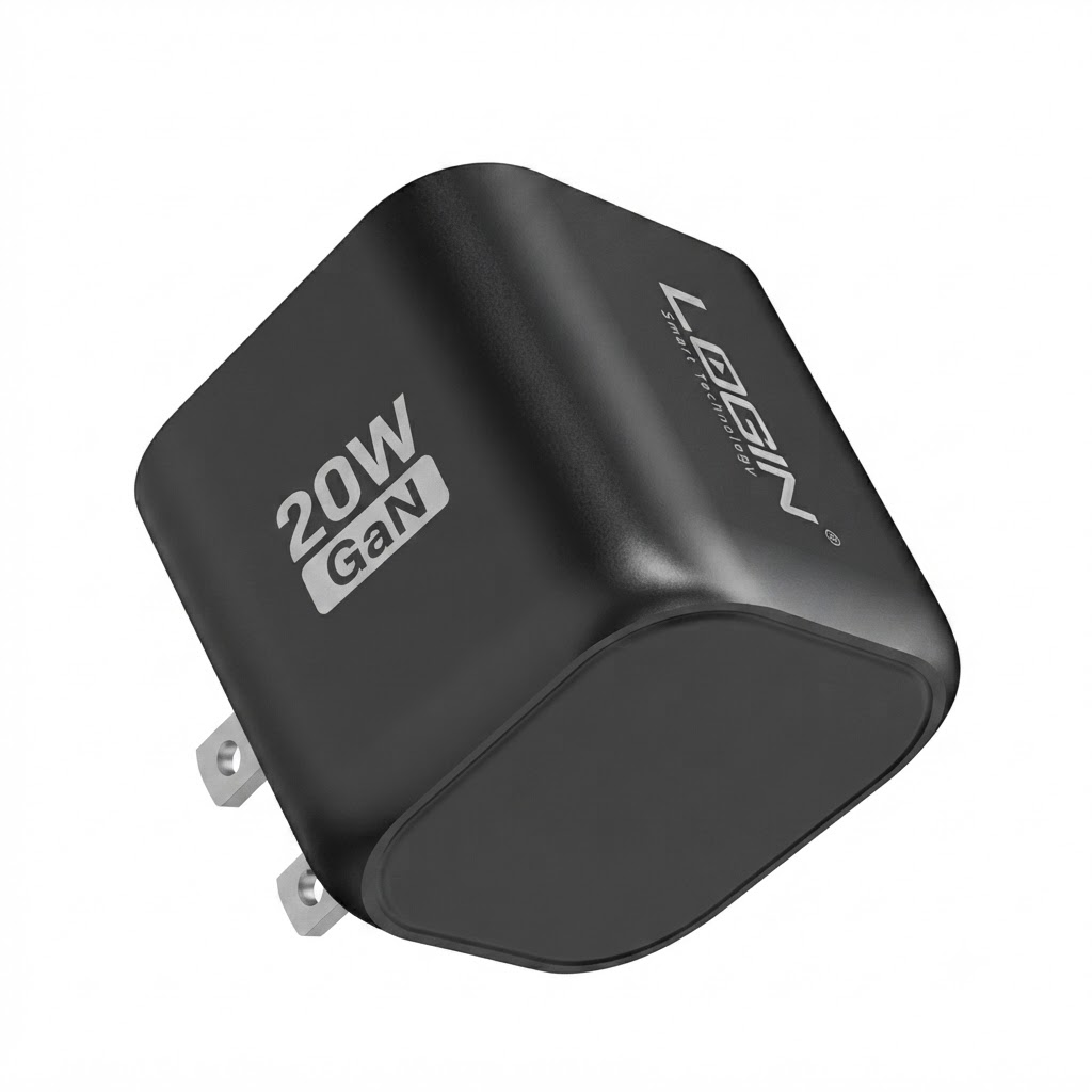 EDGE L-412 20W GaN Fast Charger | Compact PD Wall Charger for iPhone & Android